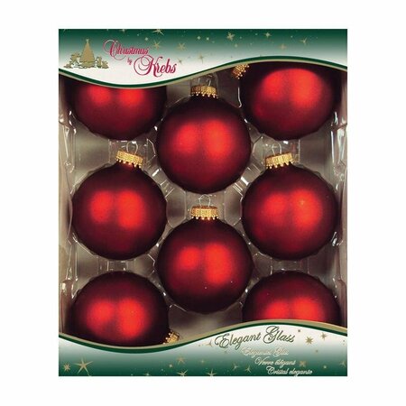 CHRISTMAS BY KREBS ORNAMENT RED VELVET CBK70209